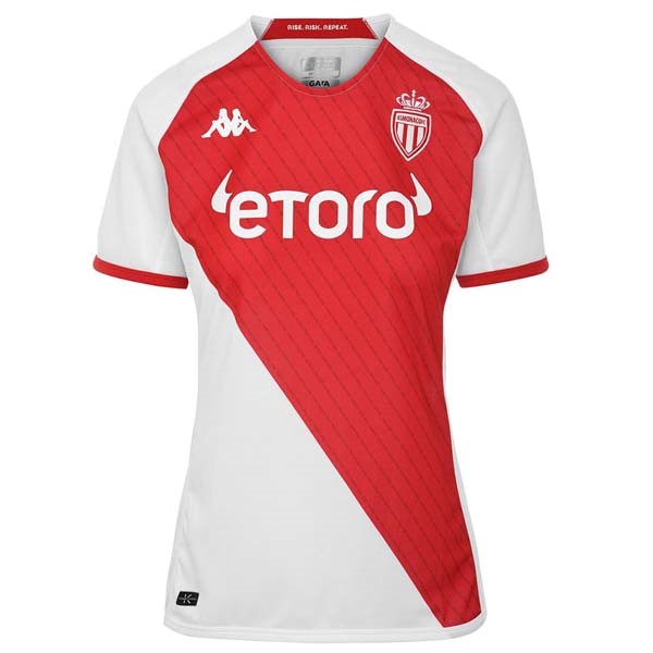 Camiseta AS Monaco 1ª Kit Mujer 2022 2023
